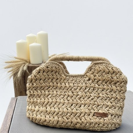 Hasır Clutch Çanta